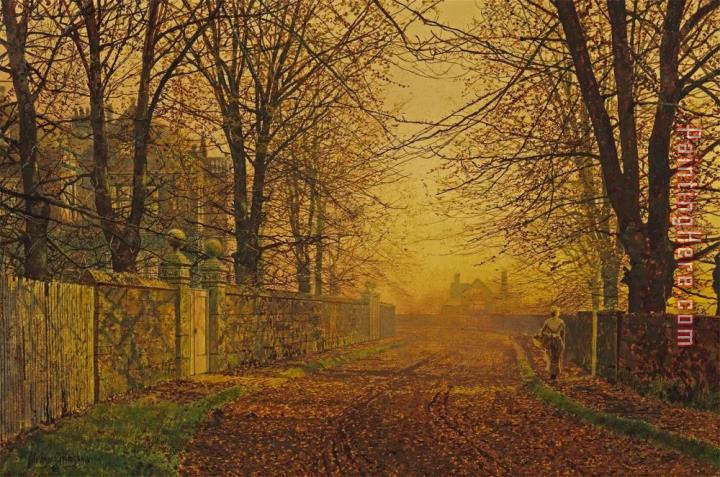 John Atkinson Grimshaw A Golden Shower